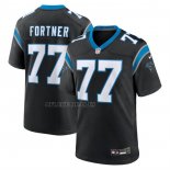 Camiseta NFL Game Carolina Panthers Luke Fortner Negro