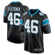 Camiseta NFL Game Carolina Panthers Thomas Fletcher Negro