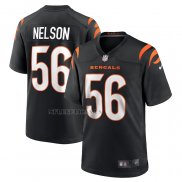 Camiseta NFL Game Cincinnati Bengals Garrett Nelson Negro