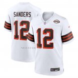 Camiseta NFL Game Cleveland Browns Shedeur Sanders 2025 Draft 2nd Alternate Blanco