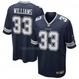Camiseta NFL Game Dallas Cowboys Javonte Williams Azul