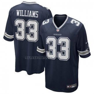 Camiseta NFL Game Dallas Cowboys Javonte Williams Azul