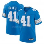 Camiseta NFL Game Detroit Lions Gunnar Oakes Azul