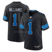 Camiseta NFL Game Detroit Lions Jameson Williams Segunda Alterno Negro