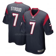 Camiseta NFL Game Houston Texans C.J. Stroud 2023 NFL Draft First Round Pick Azul