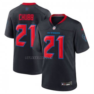 Camiseta NFL Game Houston Texans Nick Chubb 2nd Alternate Azul