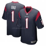 Camiseta NFL Game Houston Texans Number 1 Dad Azul