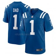 Camiseta NFL Game Indianapolis Colts Number 1 Dad Azul
