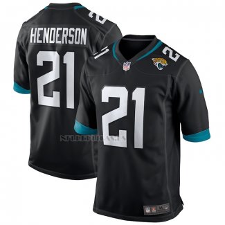 Camiseta NFL Game Jacksonville Jaguars C.J. Henderson Negro