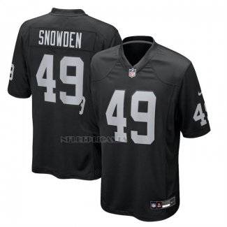 Camiseta NFL Game Las Vegas Raiders Charles Snowden Negro