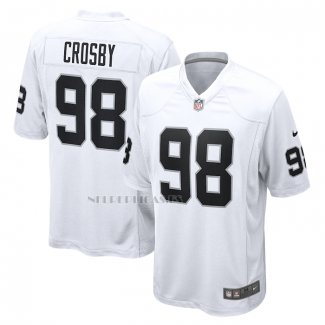 Camiseta NFL Game Las Vegas Raiders Maxx Crosby Blanco