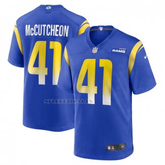 Camiseta NFL Game Los Angeles Rams Cameron McCutcheon Azul