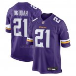 Camiseta NFL Game Minnesota Vikings Jeff Okudah Violeta
