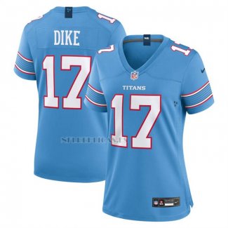 Camiseta NFL Game Mujer Tennessee Titans Chimere Dike Azul