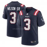 Camiseta NFL Game New England Patriots Mack Wilson SR Azul