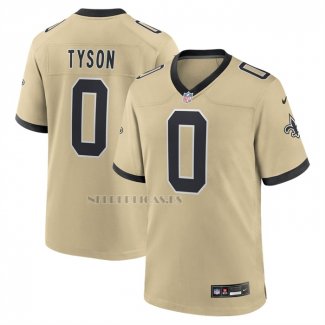 Camiseta NFL Game New Orleans Saints Jordyn Tyson 2026 Alterno Amarillo