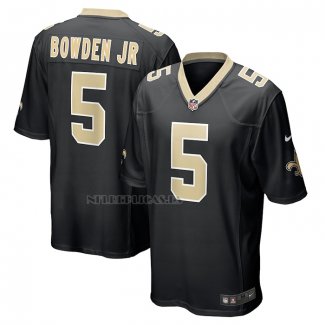 Camiseta NFL Game New Orleans Saints Lynn Bowden Jr. Negro