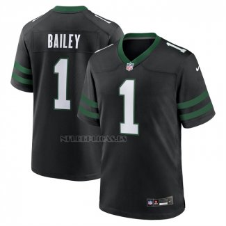 Camiseta NFL Game New York Jets David Bailey Legado Jugador Alterno Negro