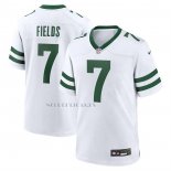 Camiseta NFL Game New York Jets Justin Fields Legacy Blanco