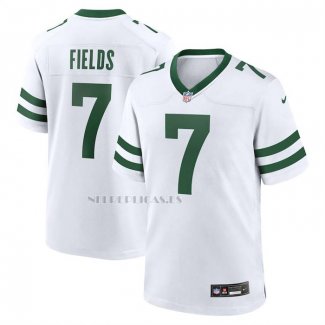 Camiseta NFL Game New York Jets Justin Fields Legacy Blanco