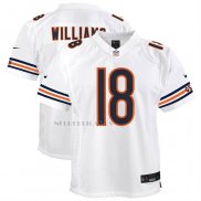 Camiseta NFL Game Nino Chicago Bears Caleb Williams Blanco