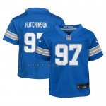Camiseta NFL Game Nino Detroit Lions Aidan Hutchinson Azul