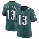 Camiseta NFL Game Philadelphia Eagles Azeez Ojulari Verde Oscuro