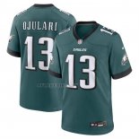 Camiseta NFL Game Philadelphia Eagles Azeez Ojulari Verde Oscuro
