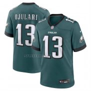 Camiseta NFL Game Philadelphia Eagles Azeez Ojulari Verde Oscuro