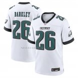 Camiseta NFL Game Philadelphia Eagles Saquon Barkley Blanco1