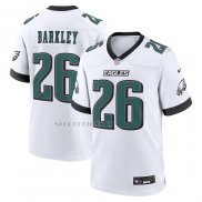 Camiseta NFL Game Philadelphia Eagles Saquon Barkley Blanco1