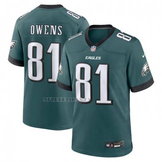 Camiseta NFL Game Philadelphia Eagles Terrell Owens Retired Verde1