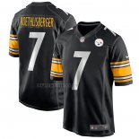 Camiseta NFL Game Pittsburgh Steelers Ben Roethlisberger Negro