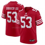 Camiseta NFL Game San Francisco 49ers Jaden Dugger Rojo