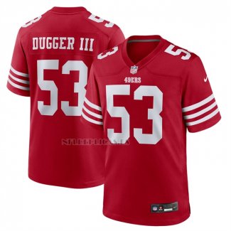 Camiseta NFL Game San Francisco 49ers Jaden Dugger Rojo