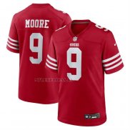 Camiseta NFL Game San Francisco 49ers Skyy Moore Rojo