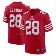 Camiseta NFL Game San Francisco 49ers Trey Sermon Rojo