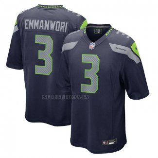 Camiseta NFL Game Seattle Seahawks Nick Emmanwori College Azul
