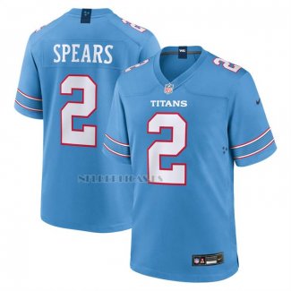 Camiseta NFL Game Tennessee Titans Tyjae Spears Azul2
