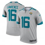 Camiseta NFL Legend Jacksonville Jaguars Trevor Lawrence Inverted Legend Gris