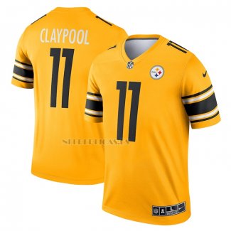 Camiseta NFL Legend Pittsburgh Steelers Chase Claypool Inverted Legend Oro