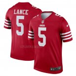 Camiseta NFL Legend San Francisco 49ers Trey Lance Legend Rojo