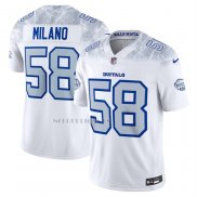 Camiseta NFL Limited Buffalo Bills Matt Milano 2025 Rivalries Collection Blanco