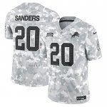 Camiseta NFL Limited Detroit Lions Barry Sanders 2024 Salute To Service Retired Gris