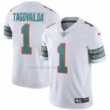 Camiseta NFL Limited Miami Dolphins Tua Tagovailoa 2nd Alterno Vapor Blanco