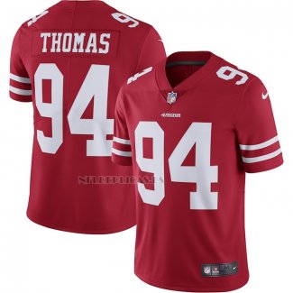 Camiseta NFL Limited San Francisco 49ers Solomon Thomas Vapor Untouchable Rojo