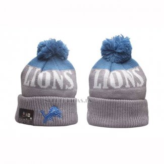 Gorro Beanie Detroit Lions New Era Sideline Gris1