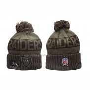 Gorro Beanie Las Vegas Raiders New Era Verde Militar