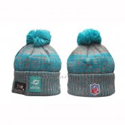 Gorro Beanie Miami Dolphins New Era Sideline Verde1