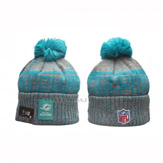 Gorro Beanie Miami Dolphins New Era Sideline Verde1